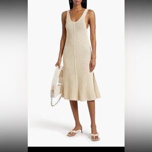 3.1 PHILLIP LIM New with tags Ribbed Cotton-blend Dress Cream Knit